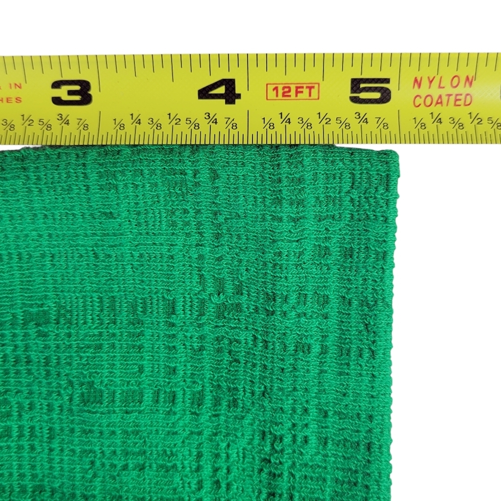 Anthropologie Maeve Nova Fit & Flare Dress Size M Green Textured Knit Lined - Picture 10 of 11